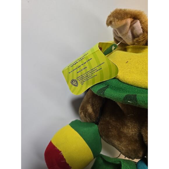 2003 Large Scooby-Doo Mexican Fiesta Sombrero Maraca and Poncho Plush 27" - Picture 5 of 8